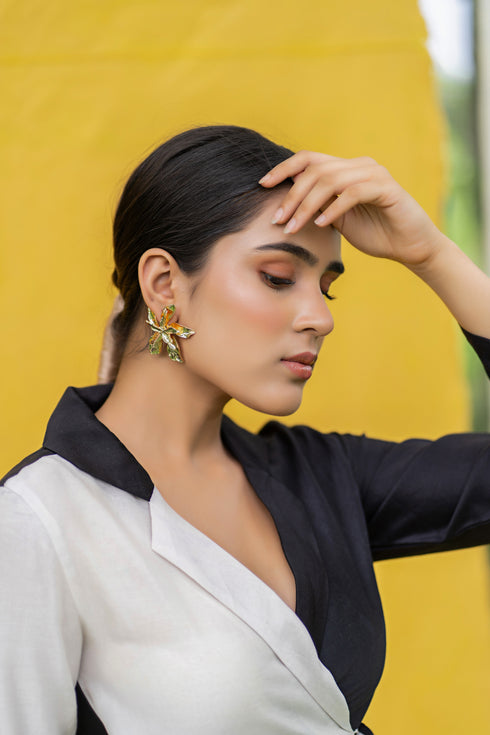 Talaash Hand-Embroidered Wrap Dress